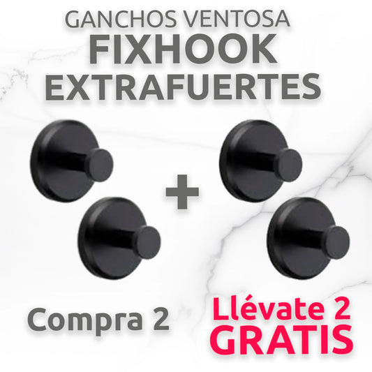 Ganchos ventosa FIXHOOK EXTRAFUERTES