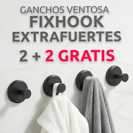 Ganchos ventosa FIXHOOK EXTRAFUERTES