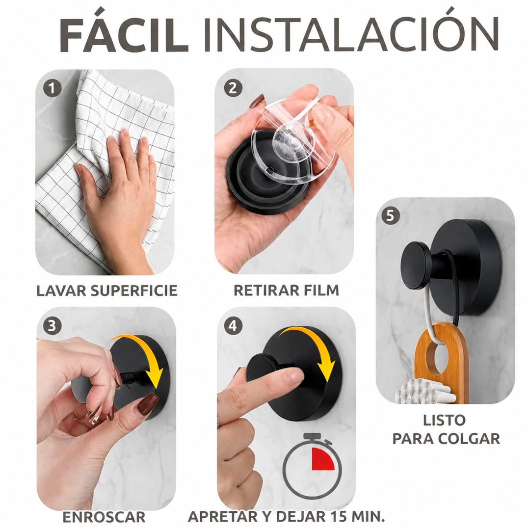 Ganchos ventosa FIXHOOK EXTRAFUERTES