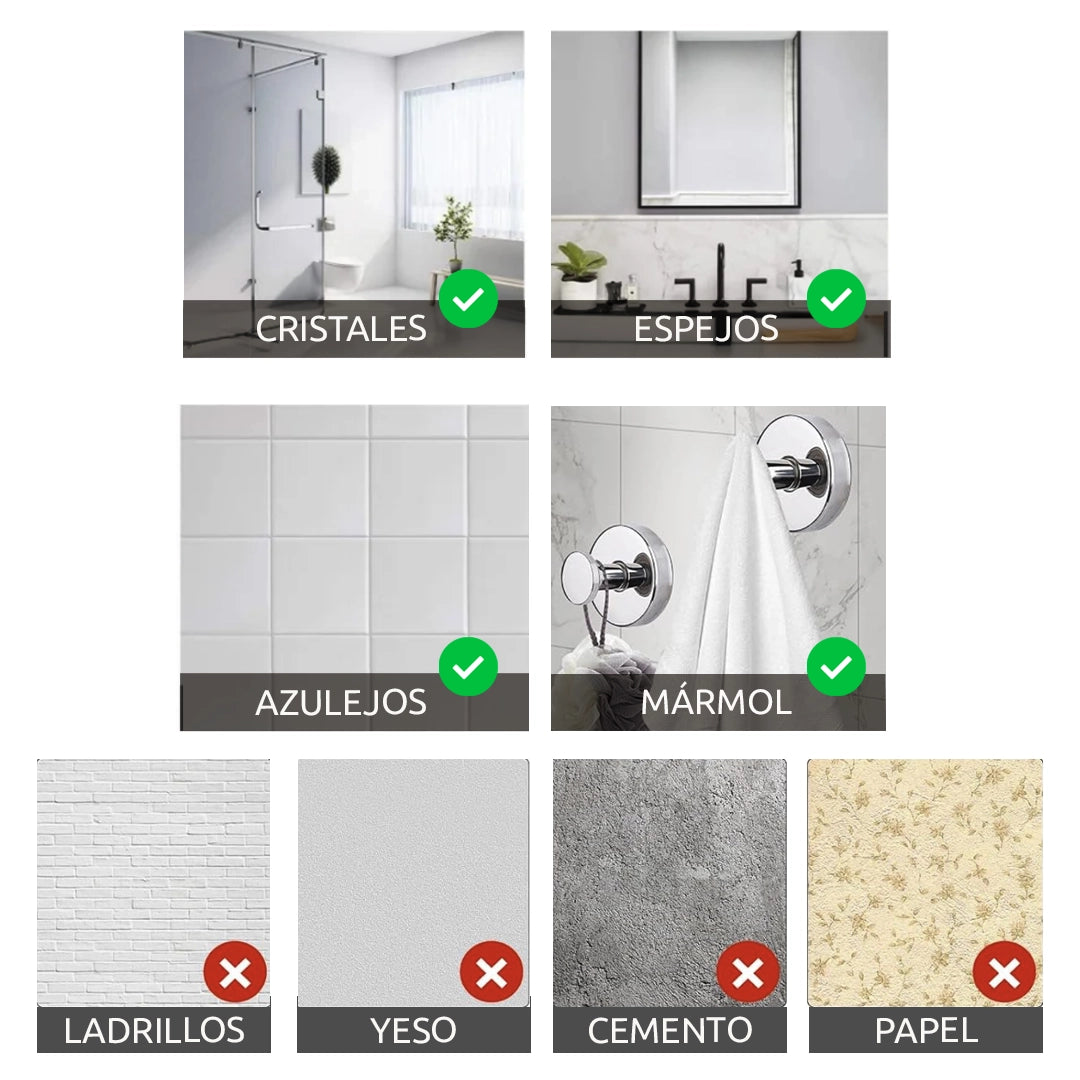 Ganchos ventosa FIXHOOK EXTRAFUERTES