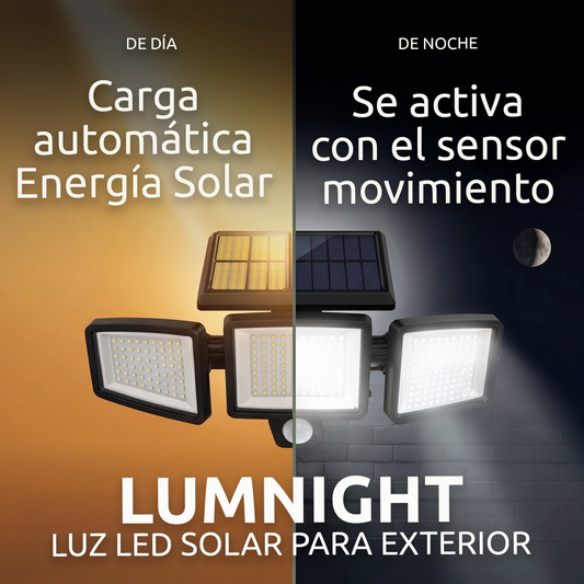 Luz LED solar LUMNIGHT