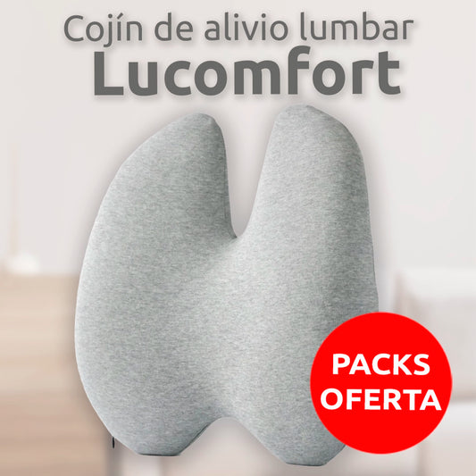 Lucomfort Cojín lumbar ergonómico