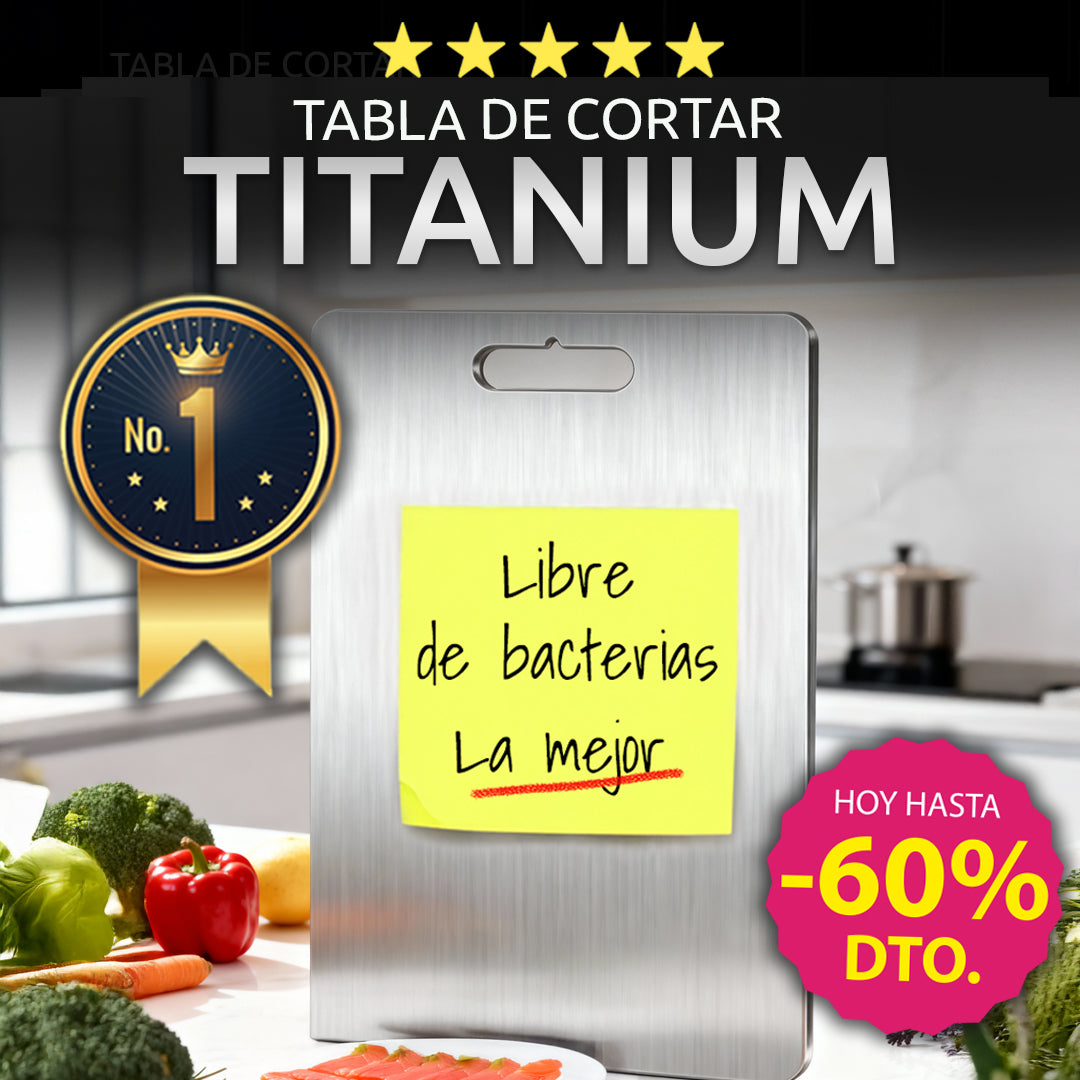 Tabla de cortar TITANIUM ANTIBACTERIA