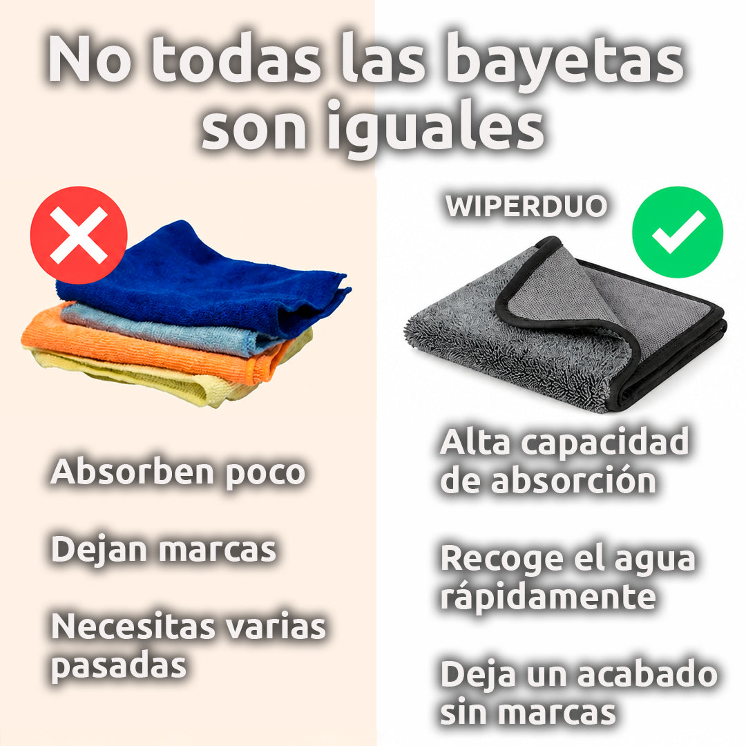 WIPERDUO, la bayeta 2 en 1